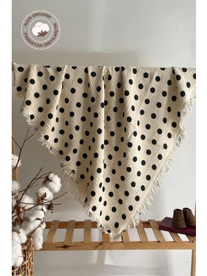 Marvielle 4 Katlı Müslin Krinkıl Bebek/çocuk Battaniyesi ve Örtüsü - 100*120 cm %100 - Bebek & Çocuk Battaniyesi
