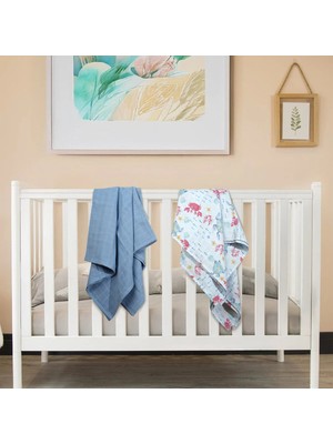 Marvielle Çok Amaçlı Müslin Örtü & Battaniye 2 Li Set %100 Pamuk Oeko-Tex Sertifikalı - Bebek & Çocuk Battaniyesi