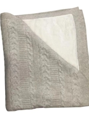 Marvielle Triko At Kuyruğu Desen (Solmaya Dayanıklı) Battaniye 75X95 - Bebek & Çocuk Battaniyesi
