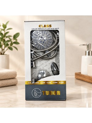 Svoria Store Class Çelik Lüks Duş Seti Kutulu