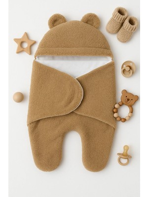 Marvielle 0-12 Ay Aralığı Peluş Welsoft Kumaş Kundak Bebek Battaniye - Bebek & Çocuk Battaniyesi