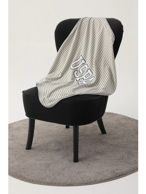 Marvielle U.s. Polo Assn Erkek Bebek Krem Battaniye - Bebek & Çocuk Battaniyesi