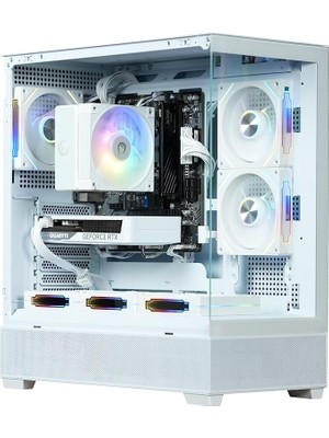 Eco -Amd Ryzen 7500F-GIGABYTE Geforce Rtx 5060 Eagle Oc Ice 8gb-Gıgabyte B650M S2H-16GB-500GB SSD -Oem Paket