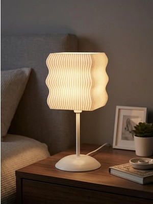Ritim Plus - Modern Masa ve Gece Lambası - Metal Ayaklı Lamba - Ambiyans Lambası, Dekoratif Abajur