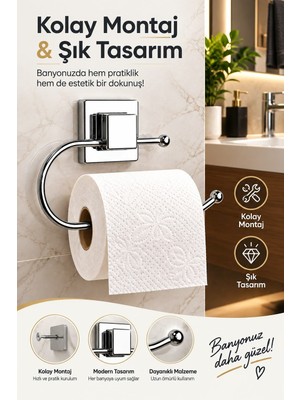 Best Hırdavat Yapışkanlı Tuvalet Kağıtlık Wc Kağıt Aparatı
