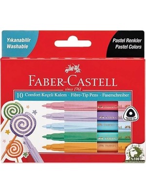 Comfort Keçeli Kalem Pastel Renkler,