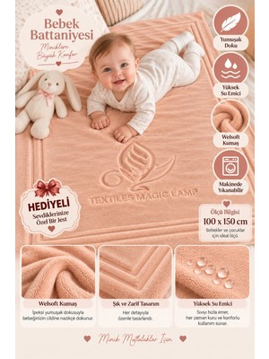 Marvielle Bebek Battaniyesi 100X150 cm Welsoft Yumuşak Dokulu Sıcak Tutan Çocuk ve Ye - Bebek & Çocuk Battaniyesi