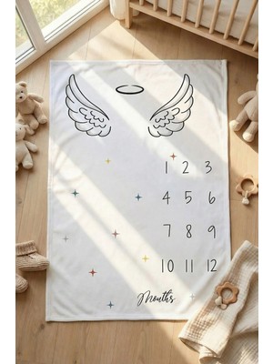 Marvielle Bebek Anı Battaniyesi 100X150 cm - Angel - Bebek & Çocuk Battaniyesi