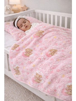 Marvielle Yumuşak Dokulu Peluş Bebek Battaniyesi - Bebek & Çocuk Battaniyesi