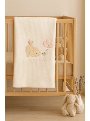 Marvielle 90X 90 cm Çift Katlı Kapitone Bebek Battaniyesi - Bebek & Çocuk Battaniyesi