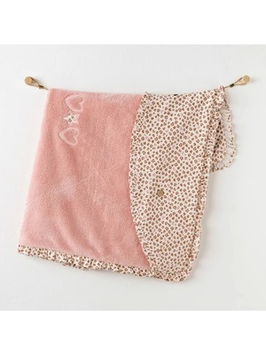 Marvielle AC26241 Little Leopard Battaniye 90X85 Pink - Bebek & Çocuk Battaniyesi