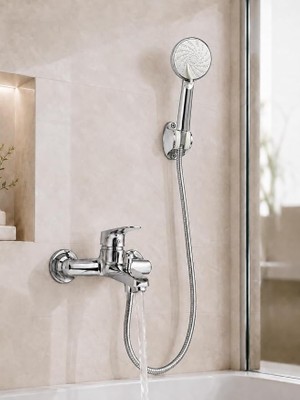 Banyo Bataryası Duş Seti Mafsallı El Duşu Sıcak Soğuk Mix Musluk ve Duş Başlığı Set