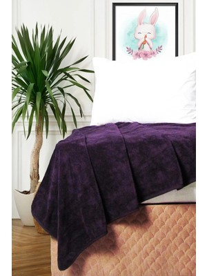 Marvielle Tiny Wellsoft Bebek Çocuk Battaniyesi Mor 100X150 cm - Bebek & Çocuk Battaniyesi