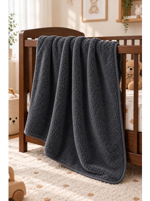 Marvielle Wellsoft Bebek Çocuk Battaniyesi 100X150 cm Yumuşak Kundak Puset Kreş Anaok - Bebek & Çocuk Battaniyesi
