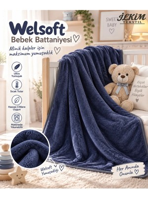 Marvielle Welsoft Bebek Battaniyesi - 105X155 cm | Ultra Yumuşak & Hafif | - Bebek & Çocuk Battaniyesi