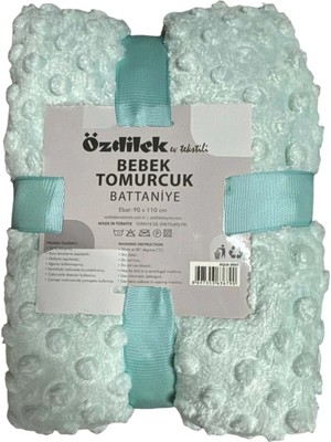 Marvielle Özdilek Tomurcuk Bebek Battaniye Mint - Bebek & Çocuk Battaniyesi