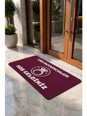 Valerine Life Kapı Önü Paspası 50X90CM Dijital Baskı Kaymaz Kişiye Firmaya Özel Kuyumcu