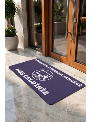 Valerine Life Kapı Önü Paspası 50X90CM Dijital Baskı Kaymaz Kişiye Firmaya Özel Bilgisayar Servisi