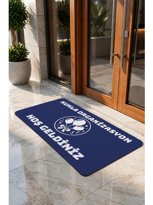 Valerine Life Kapı Önü Paspası 50X90CM Dijital Baskı Kaymaz Kişiye Firmaya Özel Organizasyon