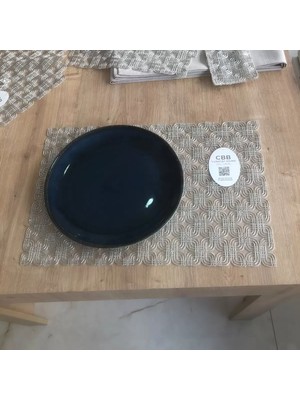 Esranın Dünyası Sofra Takımı Orion Gardenya Keten Yemek Takımı 160X260 Masa Seti 26 Parça Runner Set Platin