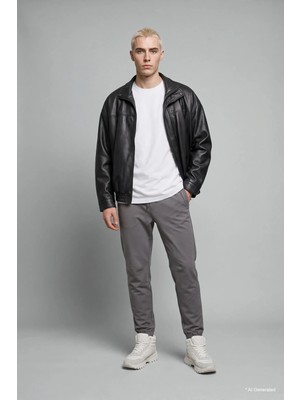 DeFacto Regular Fit Normal Kalıp Normal Bel Boru Paça Pantolon F8211AX26AU