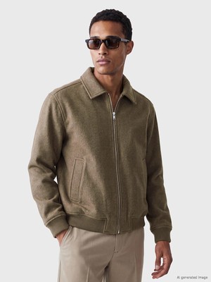 Lc Waikiki Yeni Sezon Kahverengi Regular Fit Gömlek Yaka Erkek Mont