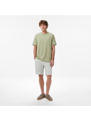 Nautica Men's Grey Regular Fit Shorts