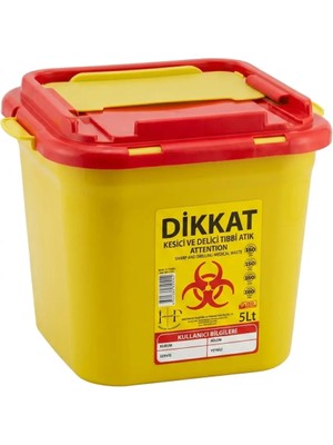 Marvielle Tıbbi Atık Kovası 1.3 Lt - Çöp Kovası