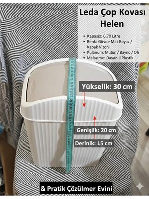 Marvielle Çöp Kovası 6,70 Lt - Çöp Kovası