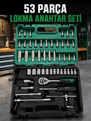 Astraltech Çok Uçlu ve Farklı Ölçülü 53 Parça Alet Seti