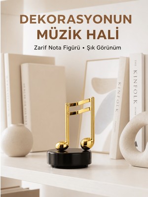 Astraltech Melodious Music Altın Nota Figürlü Müzik Kutusu Yeni Nesil