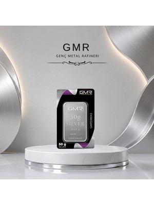 Victoria Gold 50 gr Sertifikalı Külçe Gümüş 999 Ayar Saf Gümüş Yatırım Ürünü