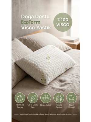Ecoform Visco Ortopedik Yastık 40X60+15