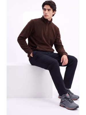 Discovery Expedition D6WM-SWT3809 Kahverengi Erkek Sweatshirt