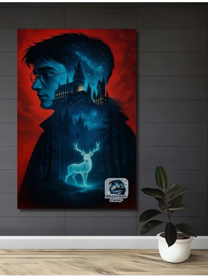 Çetin Kardeşler Çetinkardeşler Harry Potter Patronus Ahşap Dekoratif Duvar Tablosu Çocuk Genç Odası Hediyelik