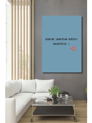 Çetin Kardeşler Çetinkardeşler Ilham Veren Yazı Baskılı Ahşap Dekoratif Duvar Tablosu Motivasyon Sözü Ofis Ev Dekoru Hediyelik