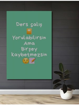Çetin Kardeşler Çetinkardeşler Öğrenci Motivasyon Sözü Ahşap Dekoratif Duvar Tablosu Ofis Ev Dekoru Hediyelik
