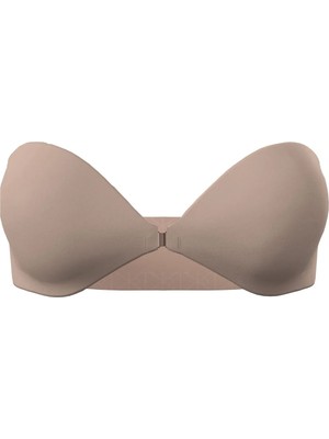 Calvin Klein Bej Kadın LV00QF8413 Straplez Sütyen