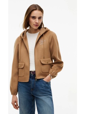 Tommy Hilfiger Kahverengi Kadın Ceket WW0WW51532GWA