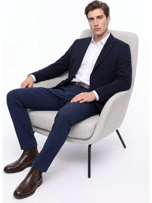 Altınyıldız Classics ACE001271049 Lacivert Erkek Slim Fit Pantolon