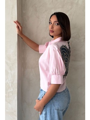 Very Moda Arkası Kelebek Detaylı Gömlek - | D2787