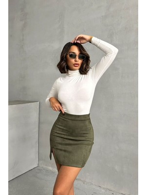 Very Moda Süet Mini Etek - | F1573