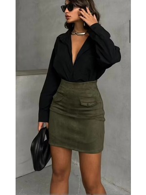 Very Moda Cepli Etek | F1572