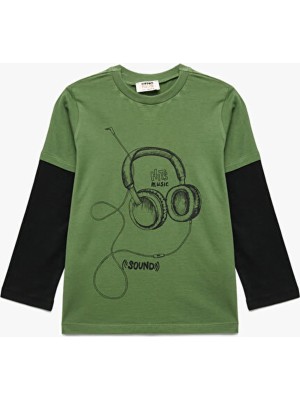 Koton T-Shirt, 11-12 Yaş, Yeşil