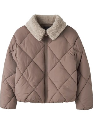 Name It Puffer Mont, 10 Yaş, Kahve