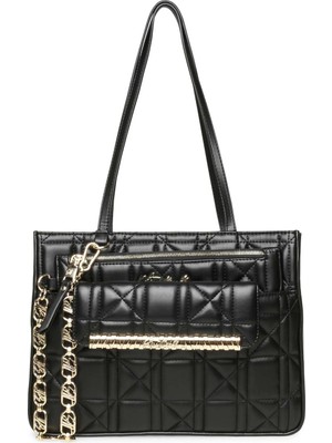 Steve Madden Omuz Çanta, Standart, Siyah