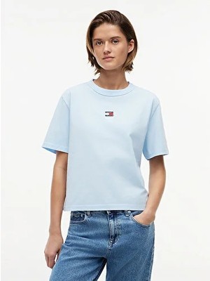 Tommy Hilfiger Tjw Kadın Boxy Badge T-Shirt