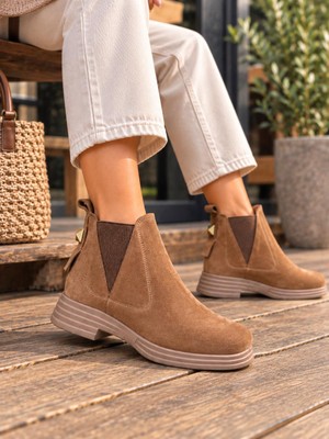 Butik Noble Shoes Hakiki Deri  Chelsea Kadın Bot