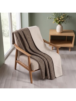 Maxstyle Çift Kişilik Battaniye Brown 200X220 cm