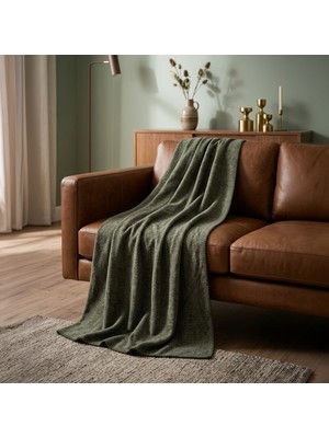 Maxstyle Tek Kişilik Battaniye Khaki 150X200 cm